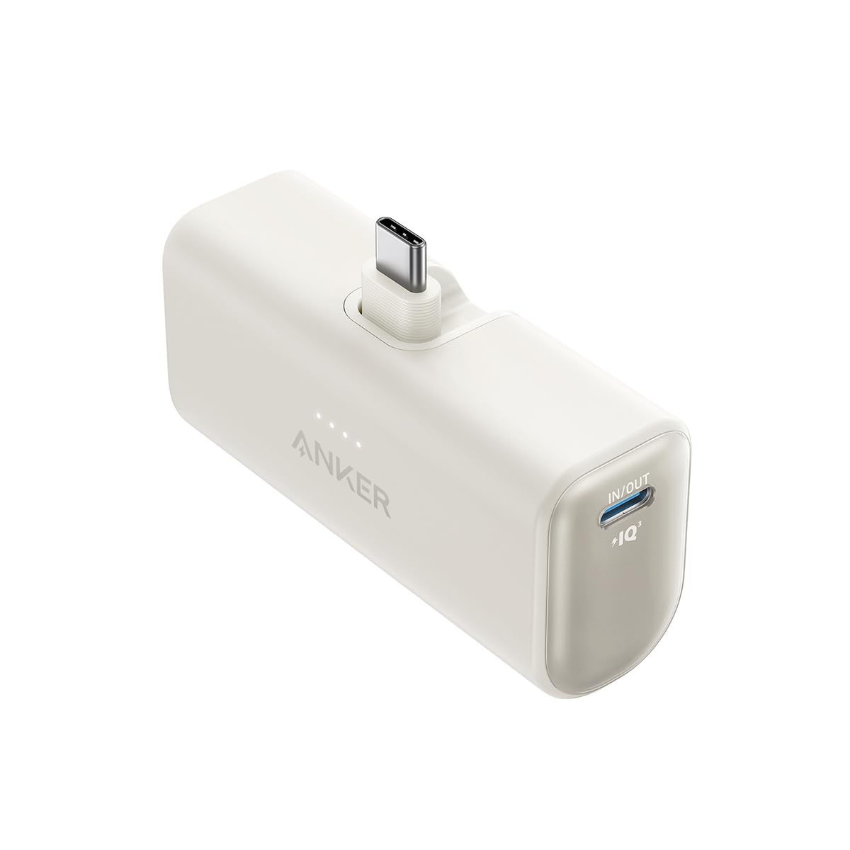 Anker iPhone 17 Portable Charger, Nano Power Bank with Built-in USB C Connector, 5,000mAh Portable Charger 22.5W, for iPhone 17/16/15 Series, Samsung S22/23 Series, iPad Pro/Air, AirPods, and More