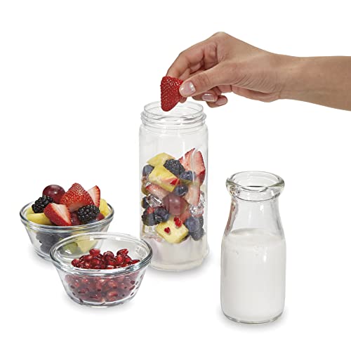 Hamilton Beach Mini Cordless Portable Personal Blender for Shakes and Smoothies, USB Rechargeable, 16 oz. Jar with Leakproof Travel Lid, 6 Stainless Steel Blades, Pink (51181)