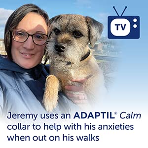 Adaptil Calm-On-The-Go Collar For Dogs Medium / Large, Adaptil Calming Dog Collar Helps Reduce Dog Anxiety With Natural Pheromones, Dog Calm Collar Helps To Reduce Stress And Behavioural Issues