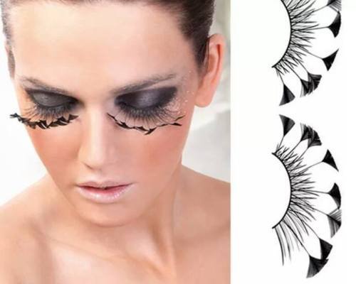 Dorisue Halloween eyelashes Yzma Eyelashes Dsiney Spider eyelashes Firework Feather eyelashes Custom Cosplay Dramatic Extra Long lashes for PartyZ