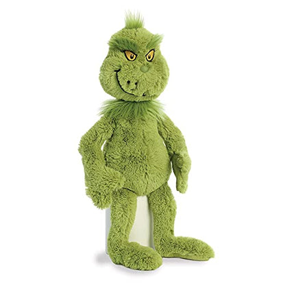 Aurora® Whimsical Dr. Seuss™ Grinch Stuffed Animal - Officially Licensed Plush for Imaginative Play - Perfect for Kids and Adults - Green 16 Inches