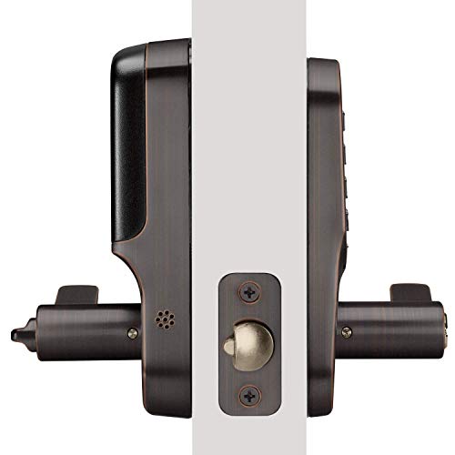 Yale Assure Lever - Keypad Lever Lock (for Doors with no deadbolt) - Keyless Entry with pin Code Unlocking and one-Touch or Auto-Locking - Black Suede