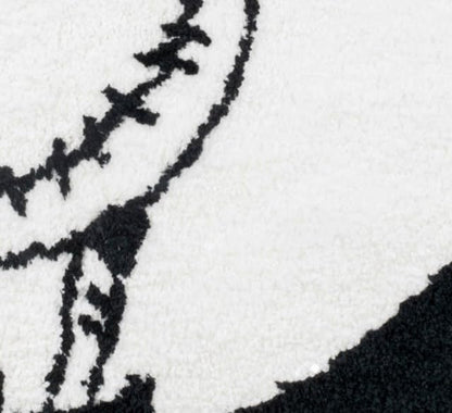 Jay Franco Disney Nightmare Before Christmas Kids Bath Rug - Jack Skellington Soft, Non-Slip, Machine Washable, White Bathroom Mat 20 x 30