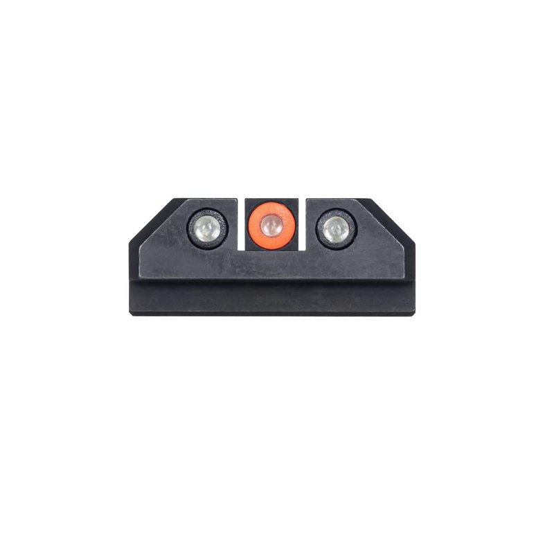 Night Fision Tritium Night Sight Set for CZ USA P-10 C/F - Orange Front Ring, Black Rear Rings