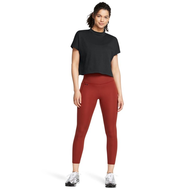 Under Armour Womens Motion Ultra High Rise Ankle Legging, (840) Earthen Orange / / Black, XX-Large Tall