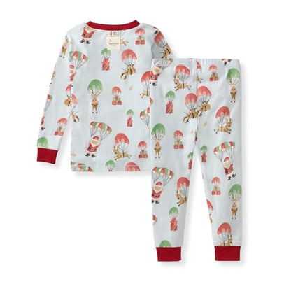 Burt's Bees Baby Baby Girls Pajamas, 2-Piece Tee and Pant PJ Set, 100% Organic Cotton, Snug Fit, Soft Sleep Pajama Outfit, Sizes 12 Months to 12 Years PJs