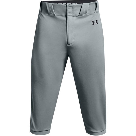 Under Armour Men's Gameday Vanish Knicker 21 Pants, Baseball Gray (080)/Black, XX-Large