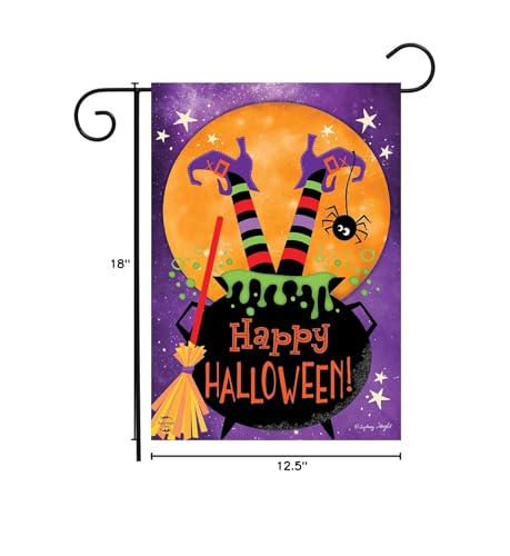 Briarwood Lane Witch Feet Halloween Garden Flag