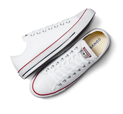 Converse All Star Low Trainers White Canvas - 8 UK