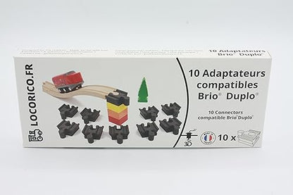 Locorico - Brio Duplo compatible adapter (10 Adapters)