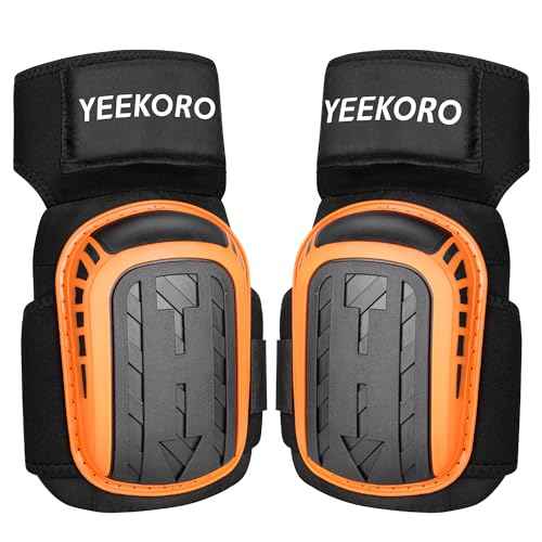 Knee Pads for Work, Heavy Duty Knee Pads with EVA Padding For Construction Gardening Flooring£¬1 Pair Double Thickness Knee Pads for Men and Women