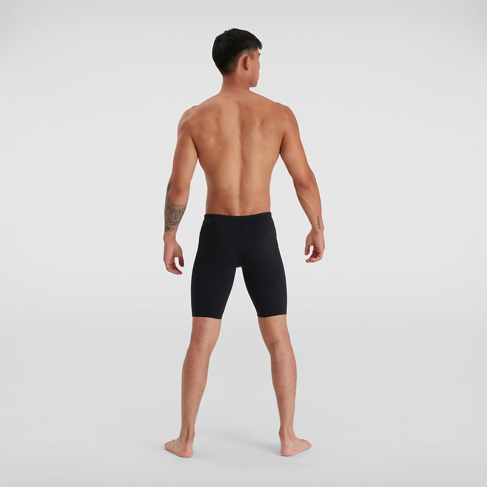 Speedo Men's Endurance + Jammer Swimming Trunks | Chlorine Resistance | Comfort Fit | Swim Training | Fitness, Black, 32