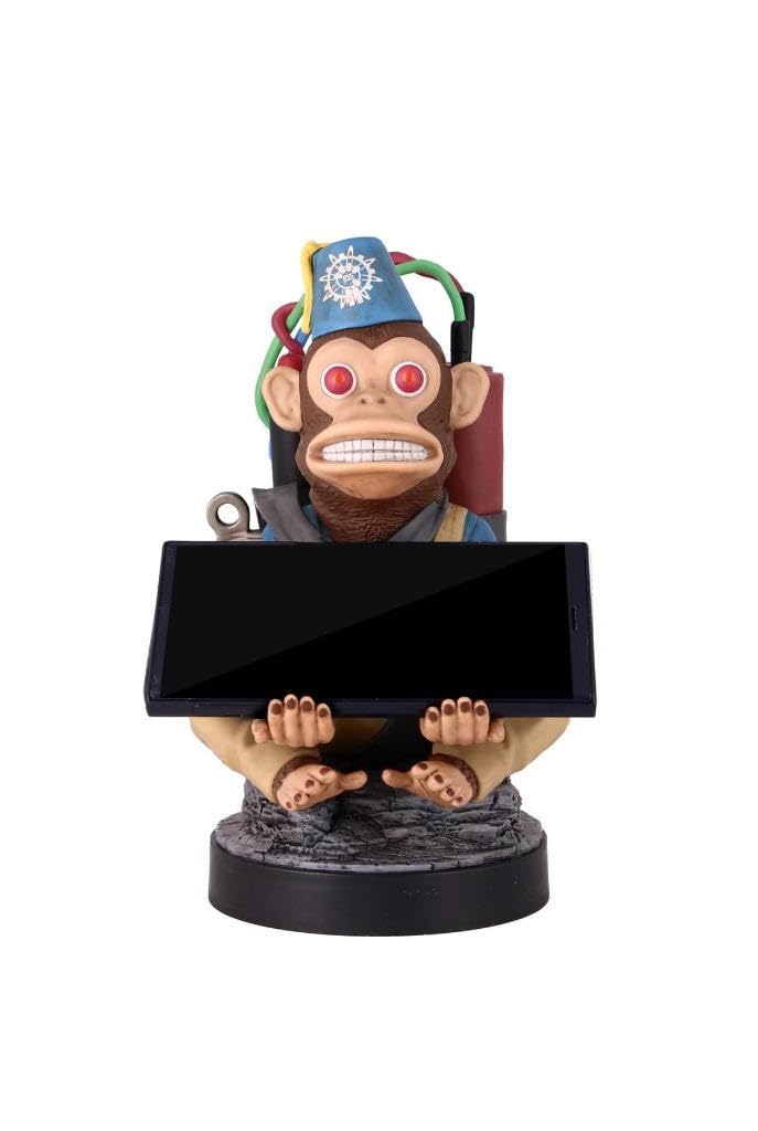 Exquisite Gaming: Call of Duty: Monkeybomb - Original Mobile Phone & Gaming Controller Holder, Device Stand, Cable Guys, Licensed Figure