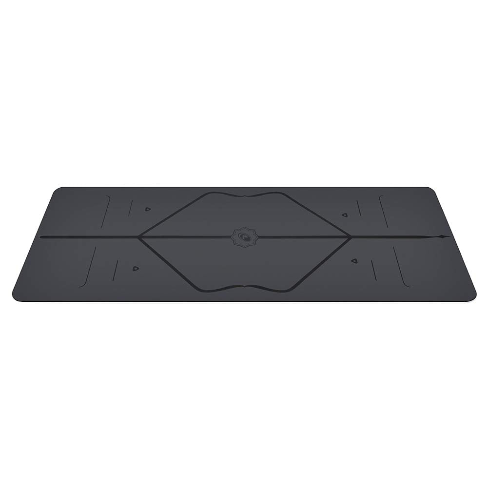 Liforme Travel Yoga mat – Patented Alignment System, Warrior-Like Grip, Non-Slip, Eco-Friendly, Ultra-Lightweight and Sweat Resistant, Made with Natural Rubber