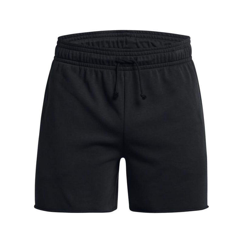 Under Armour Men's Project Rock Terry Shorts, (001) Black / / Downpour Gray, X-Large