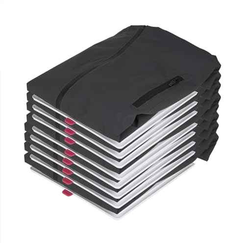10 Pack T Shirt Organizer Closet Organizer, Detachable Stackable Clothing Trays, Folding Shirt Receipt Board Shirt Dividers Organizer (Large)