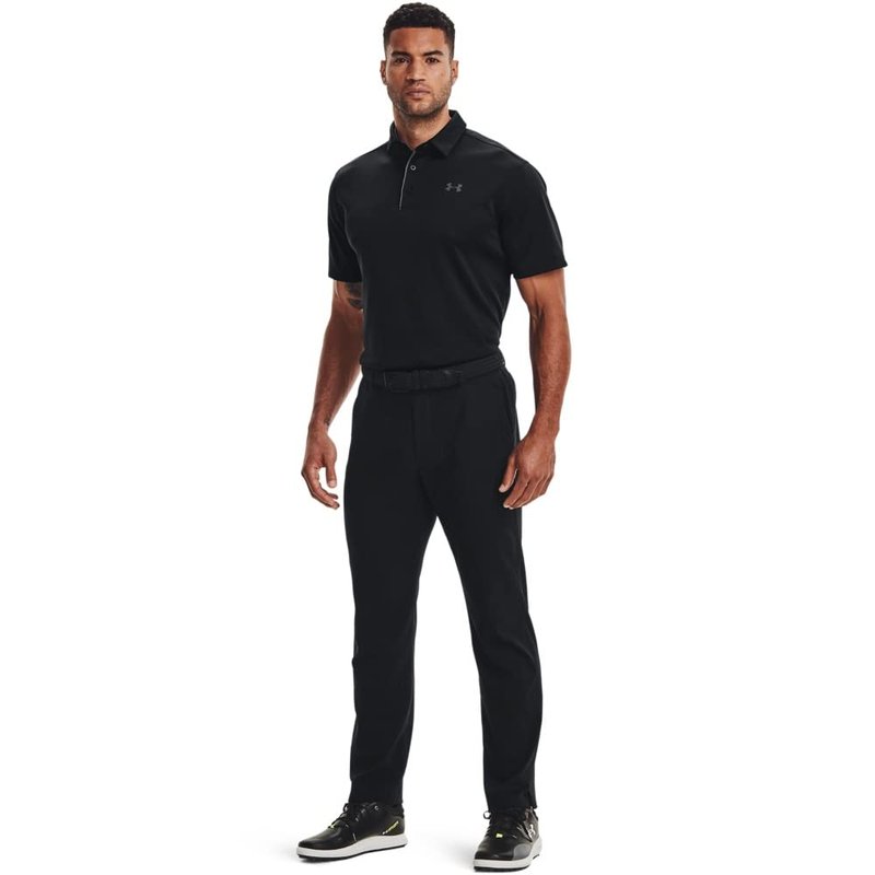 Under Armour Men's UA Tech Polo 3XLT Black