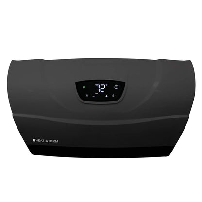 Heat Storm Phoenix HS-1500-PHX, Infrared Space Heater with Attachable Feet, Remote Control, Energy Efficient-750-1500 Watts, Gray Floor or Wall