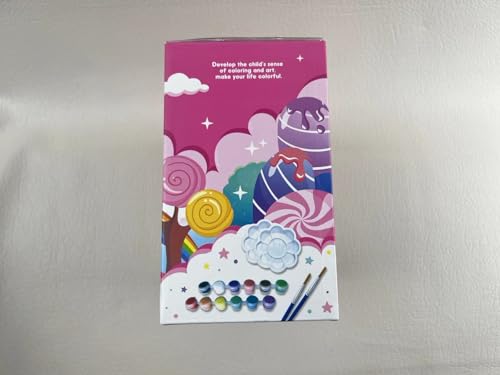 DIY Painting Unicorn Kit Arts and Crafts Set for Kids or Girls Decorate and Drawing 3D Toys for Children Gift(6 Unicorns)