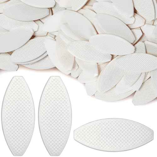 50 Pcs PVC Biscuits Joining Biscuits Joiner Tool for PVC Trim, Deck, Joinery, DIY