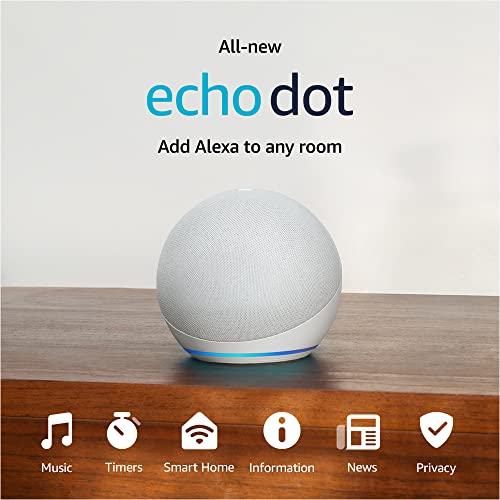 Amazon Echo Dot (newest model), Vibrant sounding Alexa speaker, Great for bedrooms, dining rooms and offices, Deep Sea Blue