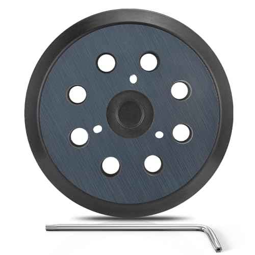 5 Inch 8 Hole Orbital Sander Replacement Pad for Porter Cable 343 343k 343VSK 390 390K 382 Random Orbit Sanders - Hook and Loop Sanding Pad Parts