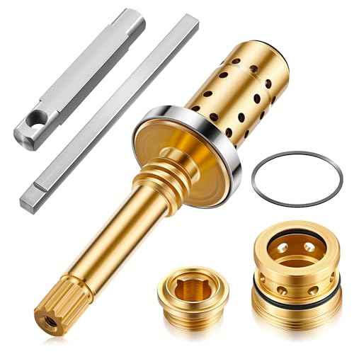 Enhon Valve Rebuild Kit Replacement for REB-VALVE, Compatible with Symmons Temptrol Valve, TA-10 Spindle Assembly, TA-4 Hot and Cold Seats, T-11 Cap Gasket, T-35A/B Seat Removal Tools (1 Pack)