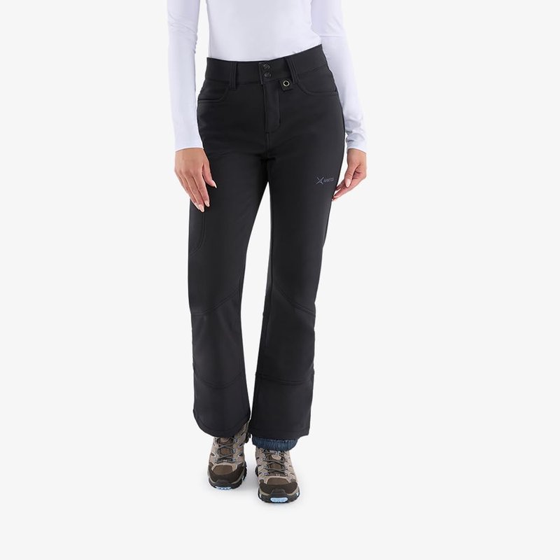 Arctix Women's Sarah Fleece-Lined Softshell Pants, Black, Medium