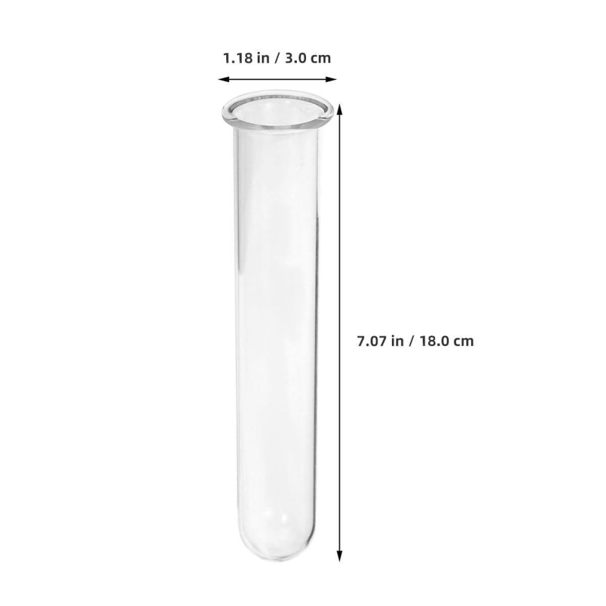 ARTSEWPLY 4Pcs Glass Test Tube Vases for Plant Propagation Hydroponic Glass Planter Decorative Terrarium Flower Holder for Home Office Desk Display