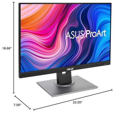ASUS ProArt Display 14” 1080P Portable Touchscreen Monitor (PA148CTV) - Full HD, IPS, 100% sRGB/Rec.709, Color Accuracy ΔE < 2, Calman Verified, USB-C Power Delivery, Micro HDMI, Tripod Socket,Black