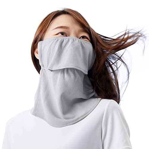 YAKeNU UV CUT MASK UV Sun Protection mask for face-Neck Yake-nu Standard (501 Gray)