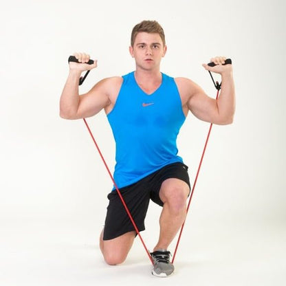Black Mountain Products Single Resistance Band - Door Anchor and Starter Guide Included