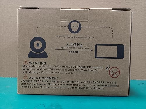 HelloBaby Baby Monitor with 1080P Baby Camera,Video Baby Monitor with Camera and Night Vision, 5.5’’ Split IPS Screen, No WiFi, ECO Mode, 2-Way Audio, Pan-Tilt-Zoom, 1000ft, Temp Display, Night Light