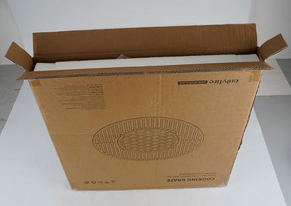 onlyfire Cast Iron Gourmet BBQ System Cooking Grate replacement for 57CM Weber Charcoal Grills