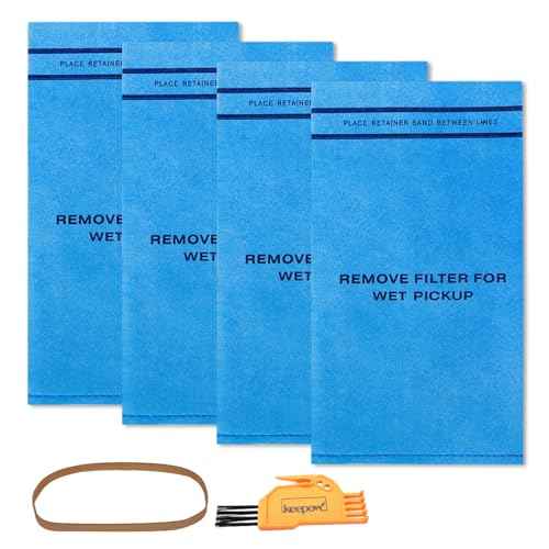 KEEPOW Wet Dry Vac Filter for Stinger 2.5 to 5 Gallon Wet Dry Vacuum WS0255VA, Part# VF2000, 4 Pack