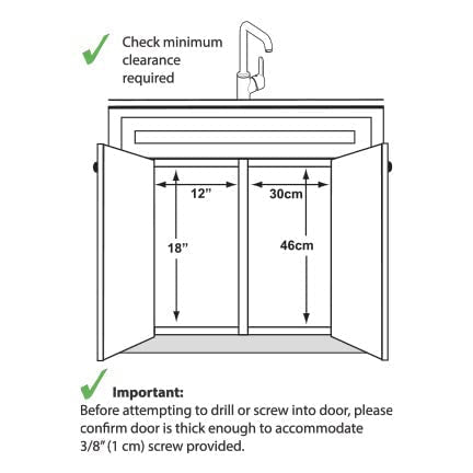 TrashRac 82153-3 Gallon Trash Rack System