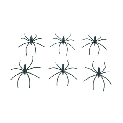 FAZHBARY 20 PCS Scary Plastic Spiders Small Fake Spider Joke Toys for Halloween Prank Props Decorations