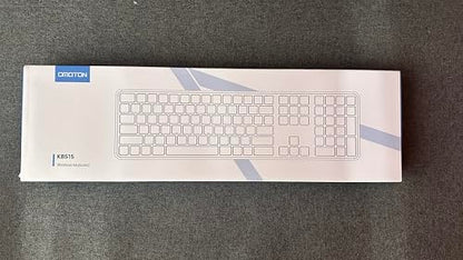 OMOTON Wireless Bluetooth Keyboard for Mac (MacBook/MacBook Air/MacBook Pro/iMac/iMac Pro/Mac Pro), Rechargeable Keyboard for Mac OS, with 3 Bluetooth channels, Quiet Typing, QWERTY