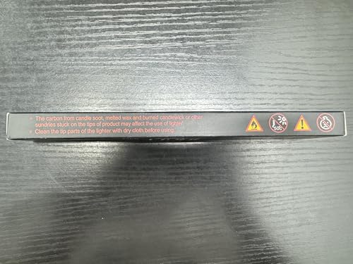 IUIRE Candle Lighters Electronic Arc Windproof Flameless USB Rechargeable Lighter (2 Pack - Black&Rose Gold)