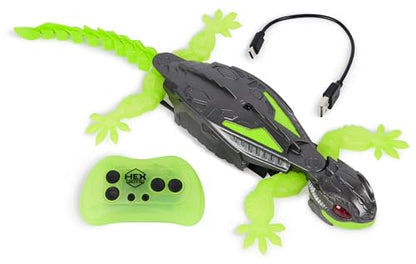 HEX BOTS Wall Crawler Gecko, Rechargeable Remote Control Robot Kids Toy, Climbs Walls, RC Robot Toy for Boys & Girls Ages 4 & Up