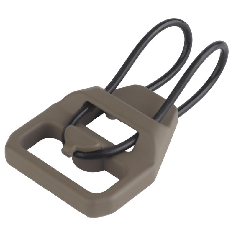 Quick Detach Sling Swivel, Aluminum QD Mount Adapter for 1-1/4" Webbing (SL16Tan)