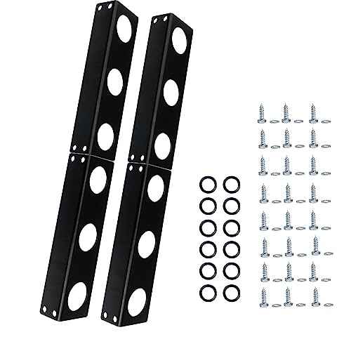 6 Hole Hand Tool Holder Rack Tool Storage Rack fit for lanscaping Trailer and Truck