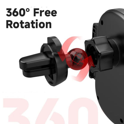 Car Phone Holder Mount, Air Vent Cell Phone Car Mount Aluminum Universal Automobile Car Phone Holder for All Smartphones, Light Blue