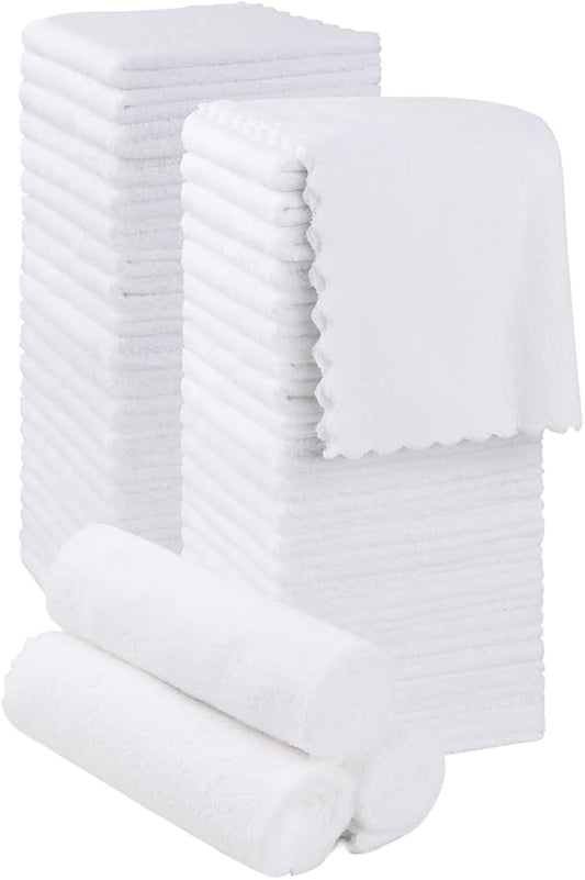 Orighty Washcloths 48 Pack, Ultra Soft Face Cloths 12 x 12 inch, Absorbent &