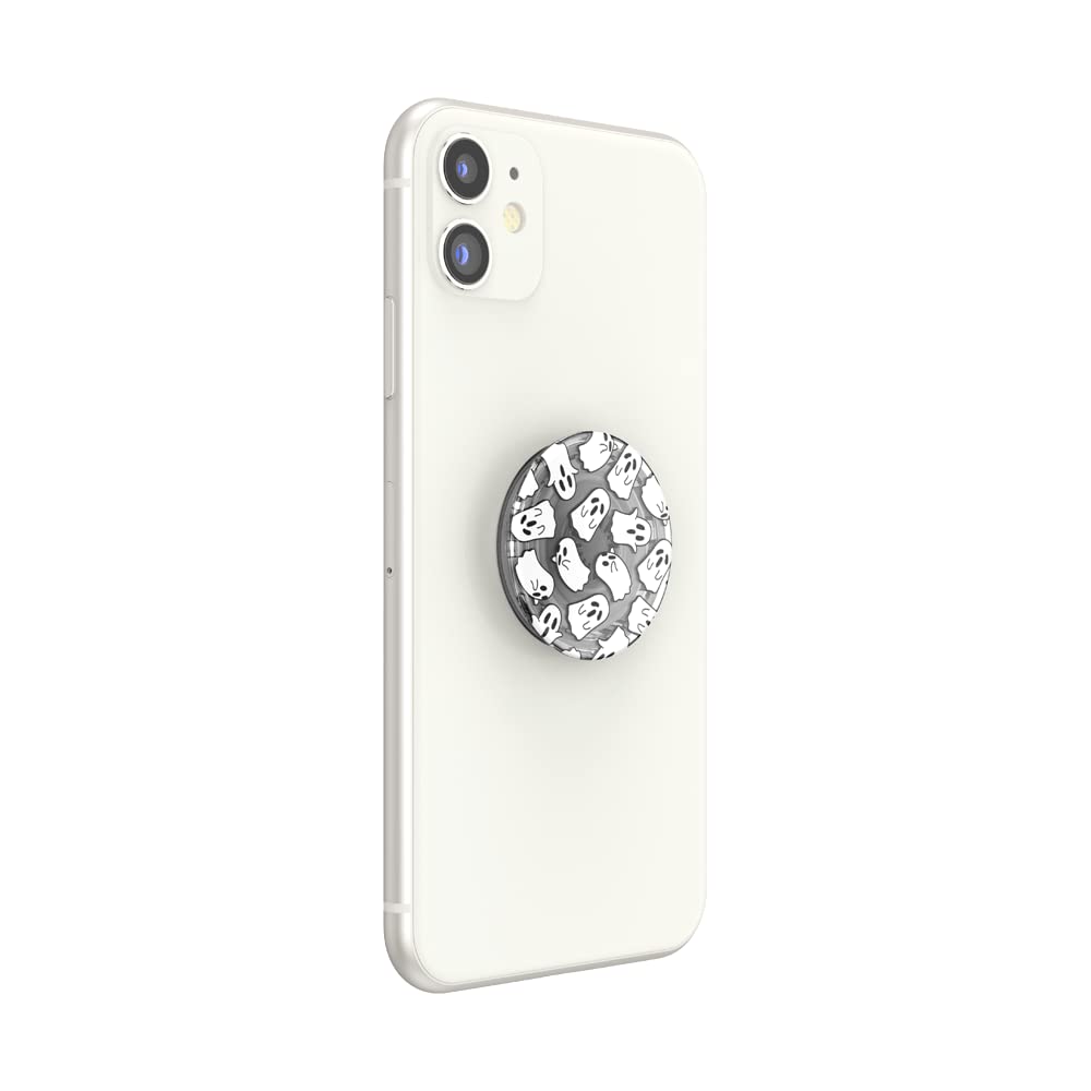 PopSockets Translucent Phone Grip with Expanding Kickstand, PopSockets for Phone, Adhesive Grip, Translucent PopGrip - Translucent Ghosted