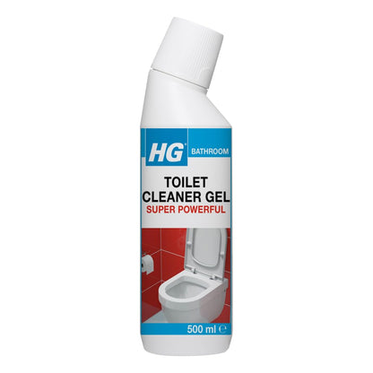 HG Toilet Cleaner Gel Super Powerful, Limescale & Stain Remover – 500ml