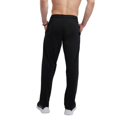 Champion Mens Pants, Everyday Cotton, Lightweight Open-hem Lounge For (Reg. Or Big & Tall) Pajama-bottoms, Black C Patch Logo, XX-Large US
