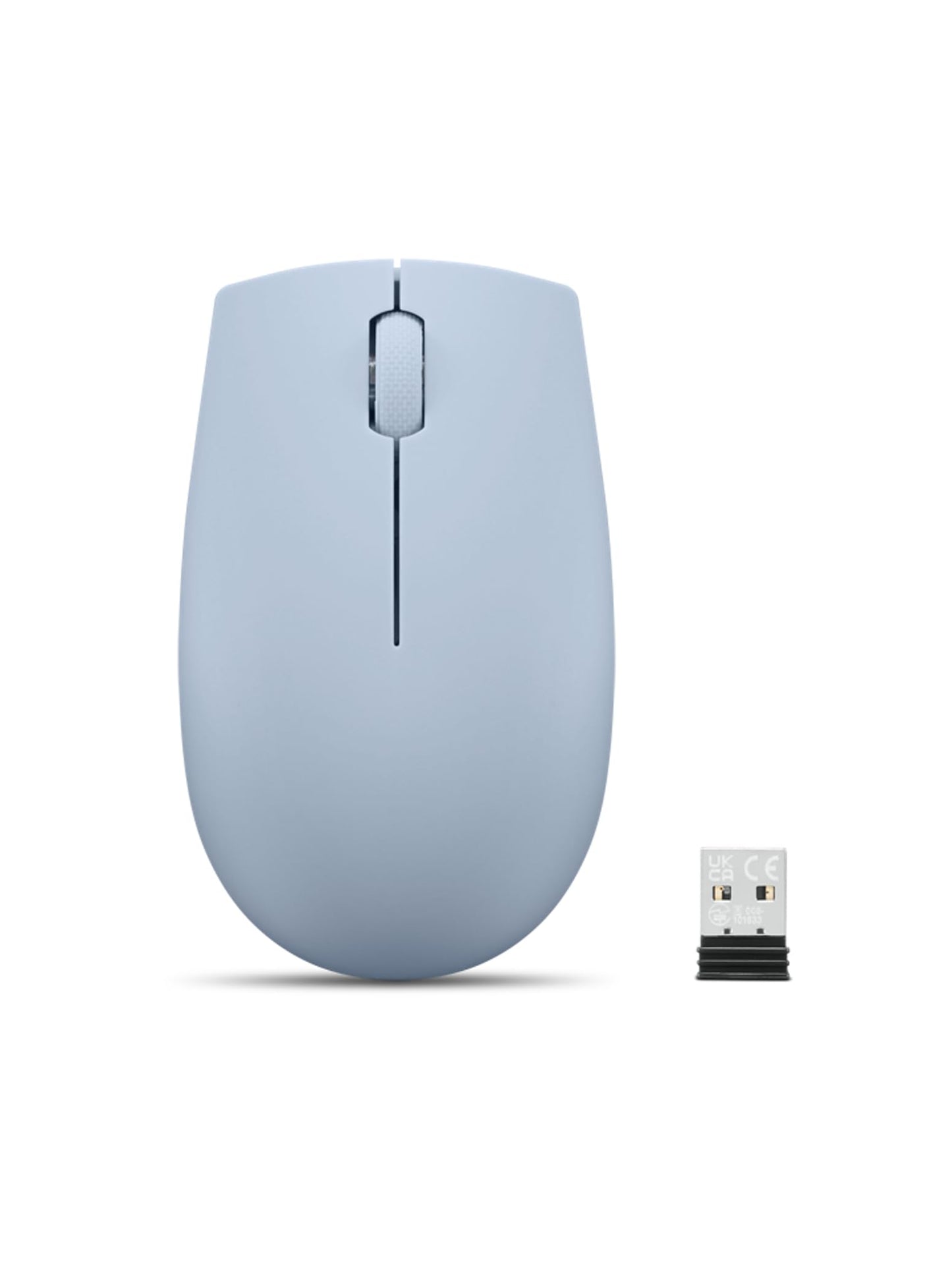 Lenovo 300 Wireless Mouse – Computer Mouse for PC, Laptop with Windows – Ambidextrous Design – 2.4 GHz Nano USB Receiver – 12 Month Battery Life
