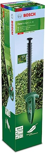 Bosch Electric Hedge Cutter EasyHedgeCut 45 (420 W, Blade Length 45 cm, Weight: 2.6 kg, in Carton Packaging)