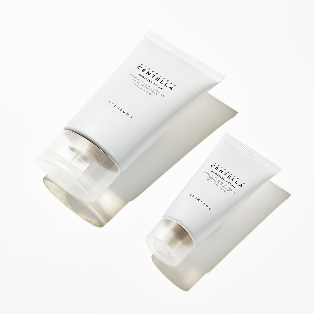 SKIN1004 Madagascar Centella Travel Kit, Toner, Ampoule, Soothing Cream, Cleansing Oil, Ampoule Foam, Basic Skincare Trial Kit Box , Gift Sets for Mom, Women & Mothers Day, Compact Size